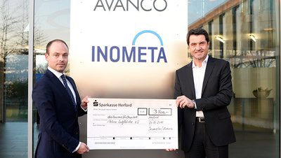 Inometa Cedric Tappe Christof Schotten Spende